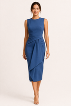 Midi-Bürokleid für Damen mit professioneller Passform - Lirena