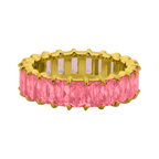 Prestige Baguette Ring 14K Vergoldet