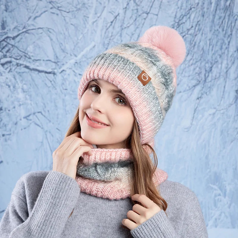 Strickmütze und Kragen für Frauen - Nireka