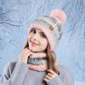 Strickmütze und Kragen für Frauen - Nireka