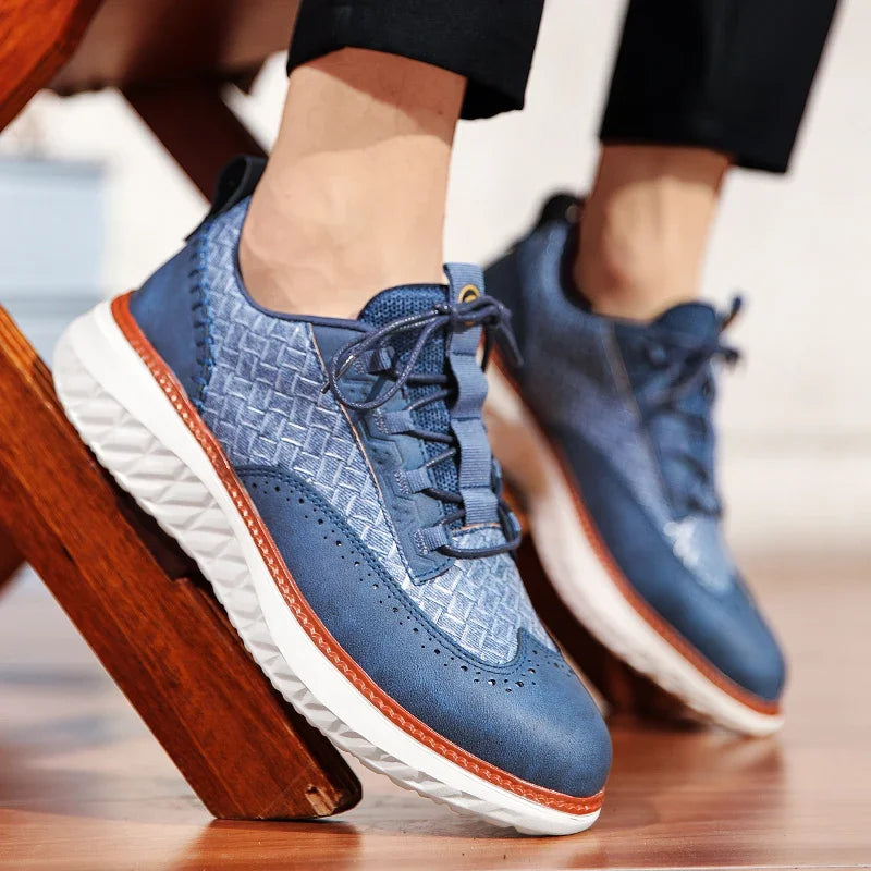 Genähte Lederschuhe - Efialtes