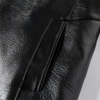 Vegane Lederjacke mit Kragen - Liam