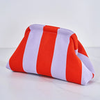 Women's gewebte Tasche Frühling Sommer Stil mit gestreiften Design