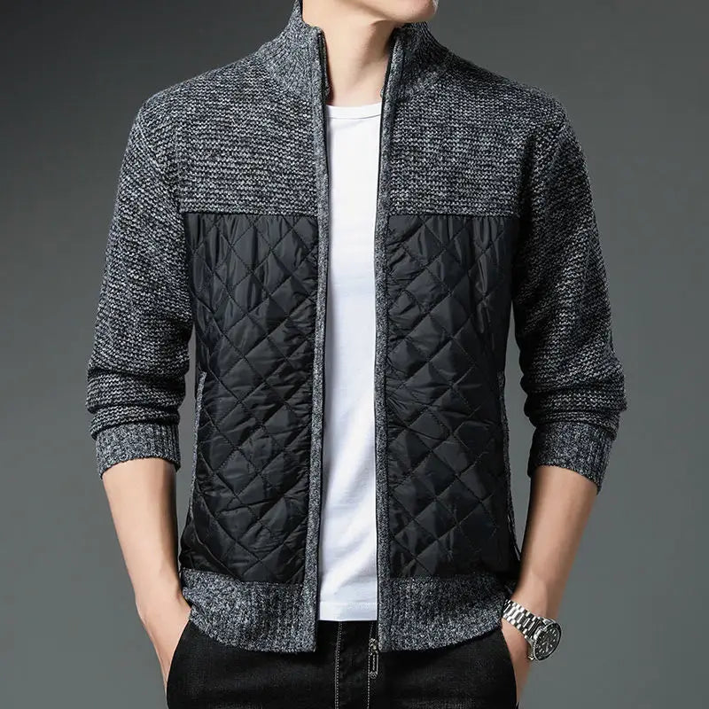 Gesteppte Strickjacke für Männer - Foster