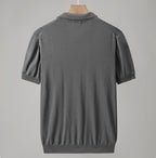 Anthon - Gestricktes Poloshirt