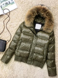 Steppjacke für Damen mit umlaufender Kapuze - Romantza