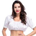 Damen Trachten Dirndl Bluse mit Puffärmeln - Gerlinde