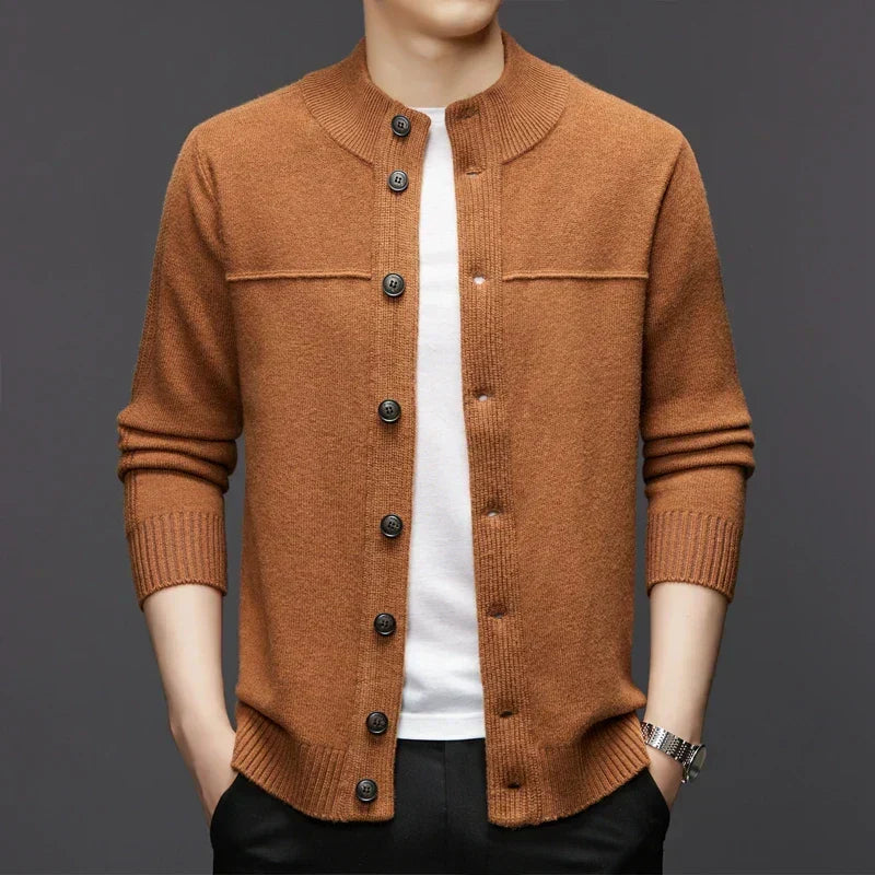 Herrenstrickjacke mit Knöpfen - Elian