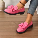 Lässige Damen Slipper mit Schleife vorne - Camila
