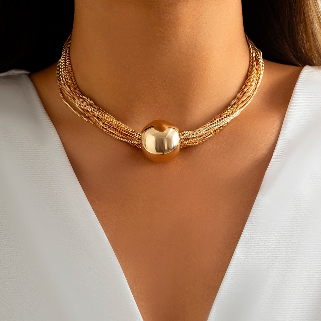 Izy Lynden Schillernde Kette Choker