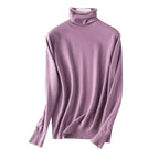 Caro - Bedeckter Schnitt Rollkragenpullover für Frauen