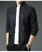 Gesteppte Strickjacke - Matias