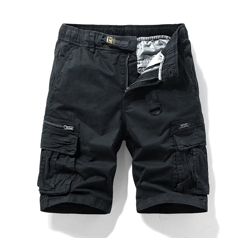 Tarnfarbene Cargo-Shorts mit mehreren Taschen für Männer - Ranger