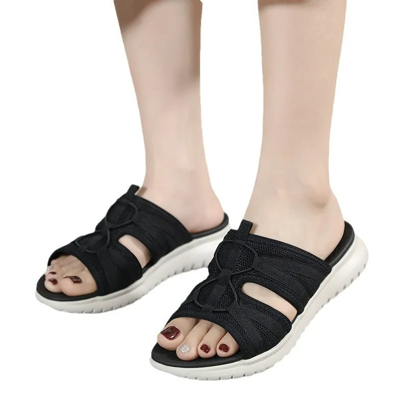 Atmungsaktive orthopädische Damensandalen mit dämpfender Sohle - Tarel