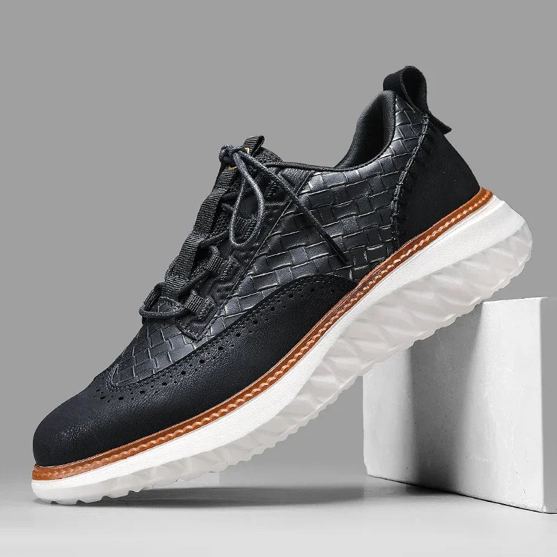 Genähte Lederschuhe - Efialtes