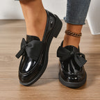 Lässige Damen Slipper mit Schleife vorne - Camila