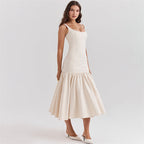 Ariana - Elegantes Kleid mit Falten und schmalem Schnitt