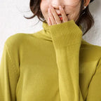 Caro - Bedeckter Schnitt Rollkragenpullover für Frauen