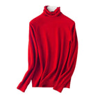 Caro - Bedeckter Schnitt Rollkragenpullover für Frauen