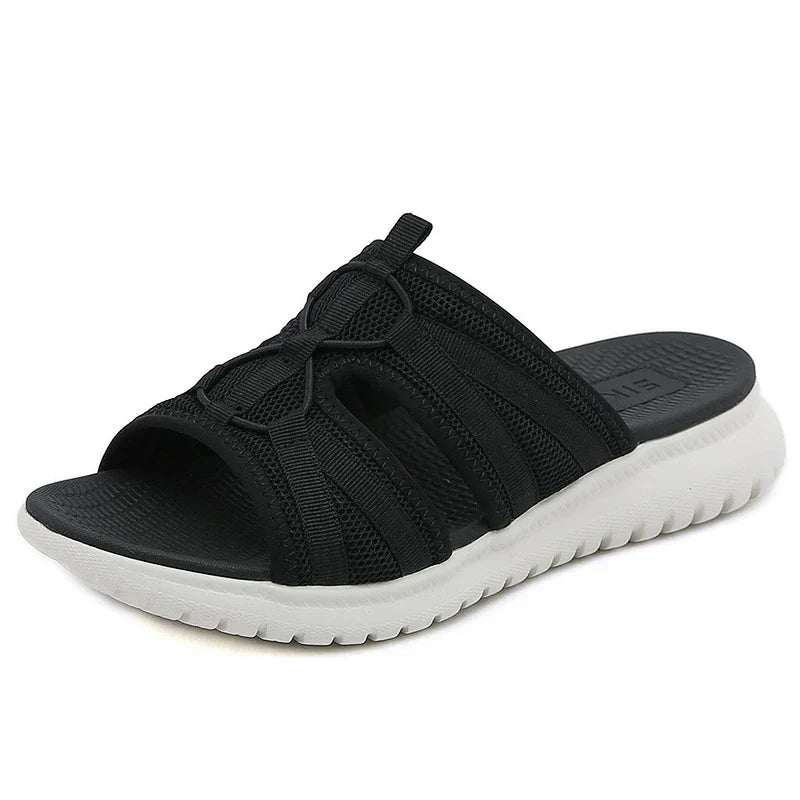 Atmungsaktive orthopädische Damensandalen mit dämpfender Sohle - Tarel