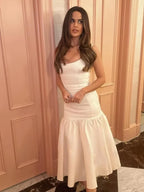 Ariana - Elegantes Kleid mit Falten und schmalem Schnitt