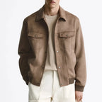 Herrenjacke in Wildlederoptik - Marceau