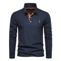 Ronny - Langärmliges Poloshirt für Herren