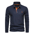 Ronny - Langärmliges Poloshirt für Herren