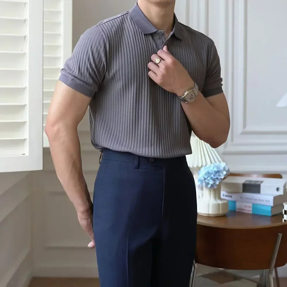 Poloshirt mit klassischem Kragen und schmaler Passform für Herren - Barrett