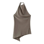 Damen-Halfter-Set mit offenem Rücken und fließender Hose - Mishlova