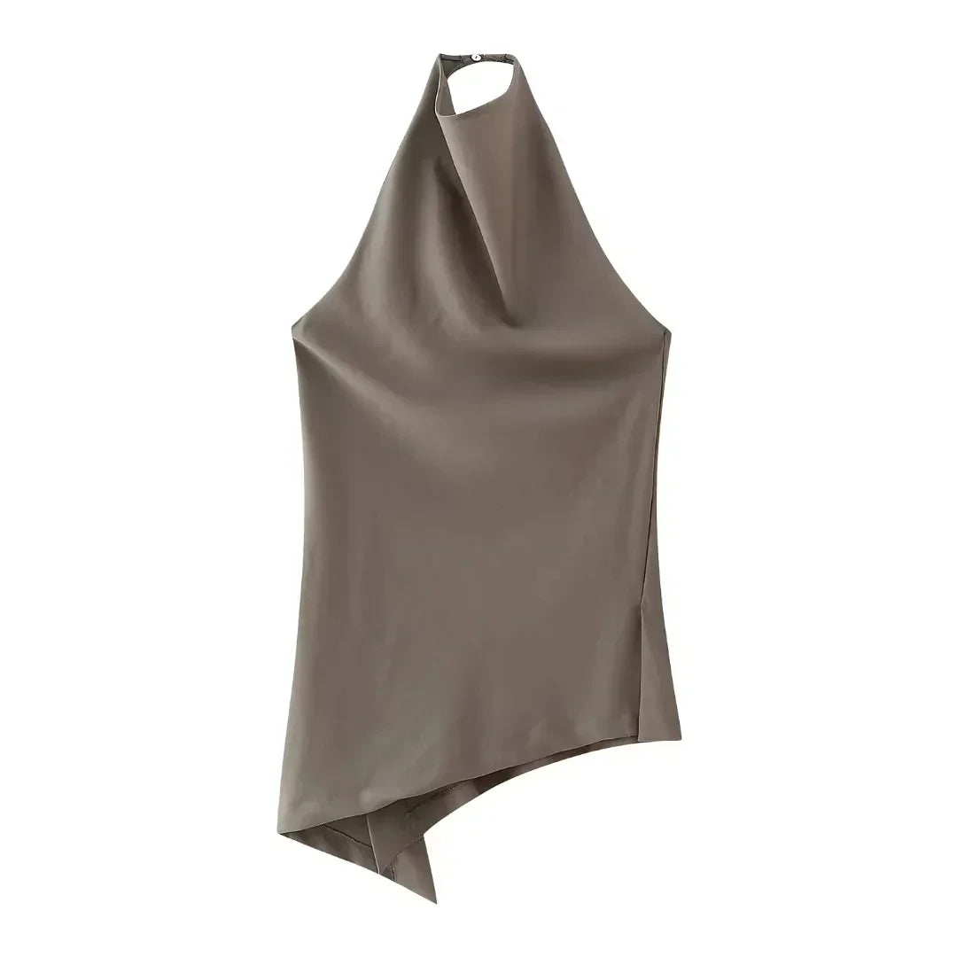 Damen-Halfter-Set mit offenem Rücken und fließender Hose - Mishlova