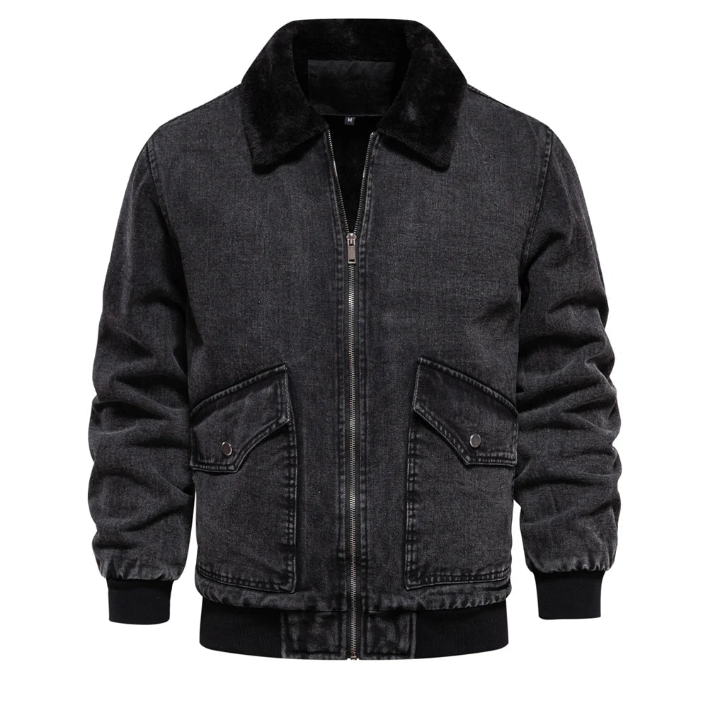 Sherpa Komfort in Denimjacke