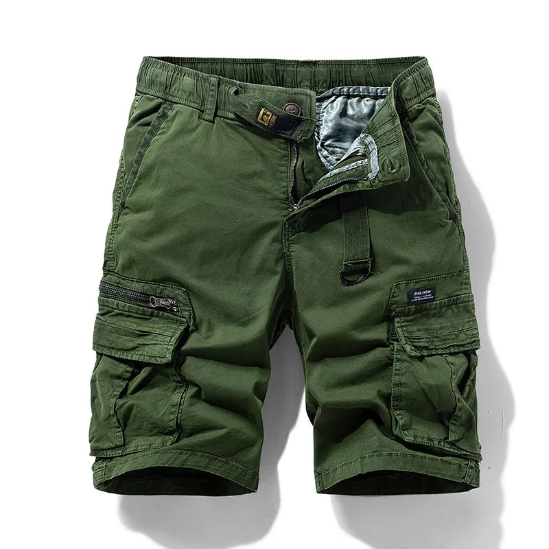 Tarnfarbene Cargo-Shorts mit mehreren Taschen für Männer - Ranger