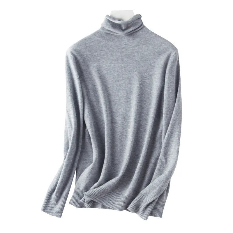 Caro - Bedeckter Schnitt Rollkragenpullover für Frauen