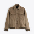 Herrenjacke in Wildlederoptik - Marceau