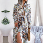 Lavanda - Kleid mit Boho-Print