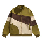 Vegane Sportjacke mit Reißverschluss und Farbblockierung - Ardan