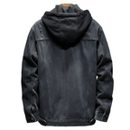 Herren Jeansjacke mit moderner Kapuze - Elrick