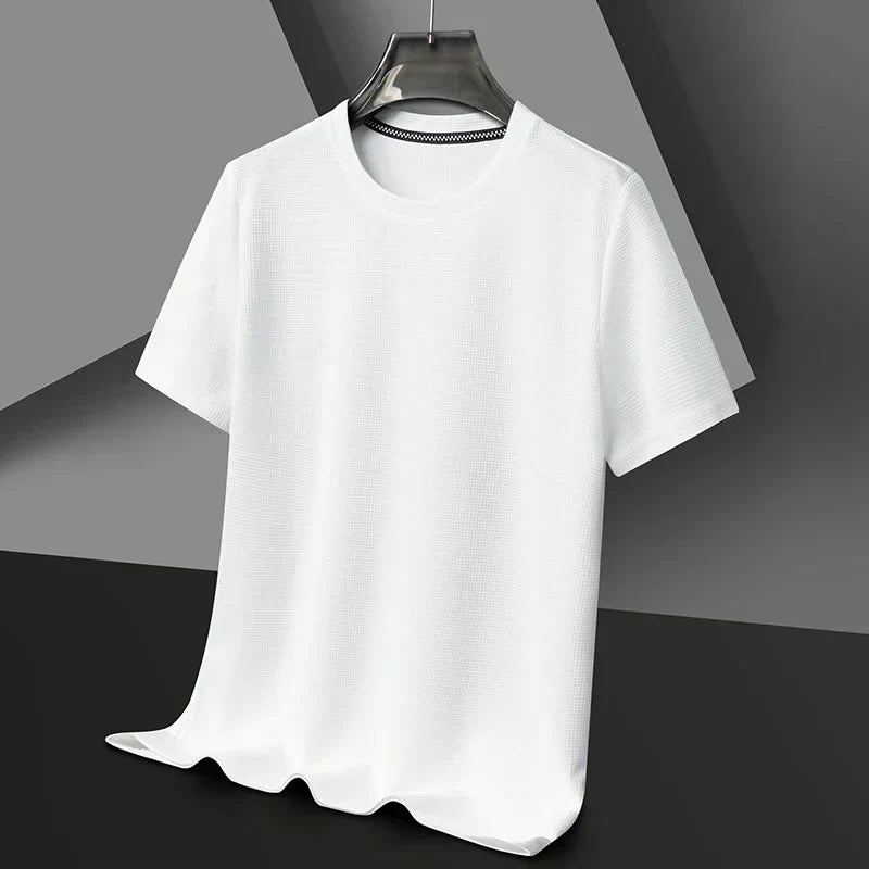 Herren Kurzarm T-Shirt – Texturiert & Rundhals