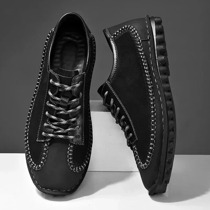 Geflickte Lederschuhe - Robert