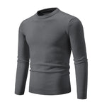 Herrenstrickpullover mit langen Ärmeln und Rundhalsausschnitt - Odrin