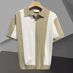 Vincero Herren Poloshirt gestrickt