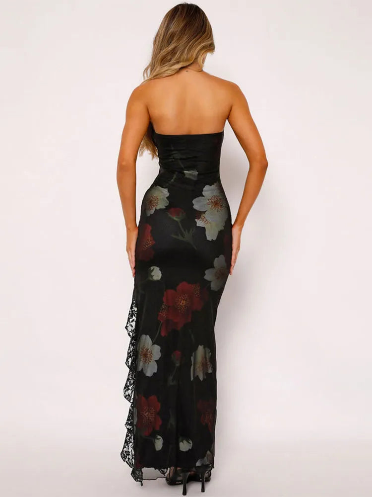 Jannette Trägerloses Kleid