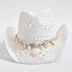 Coastal Seashell Straw Hat