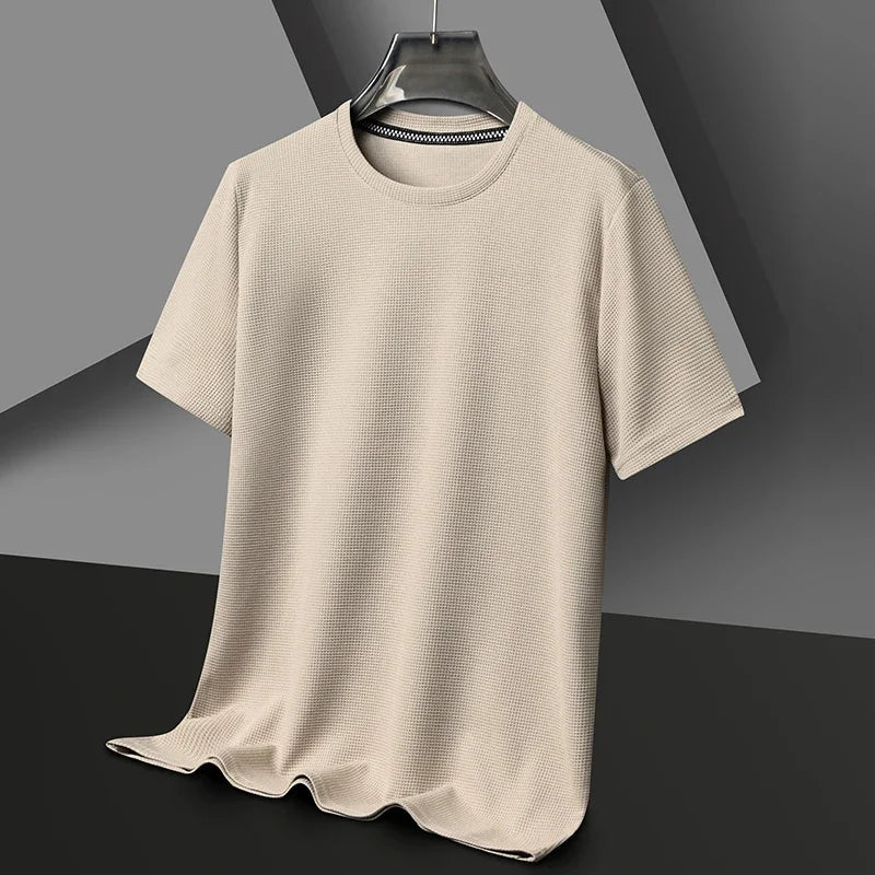 Herren Kurzarm T-Shirt – Texturiert & Rundhals