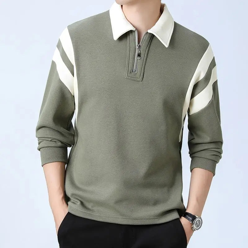 Gespleißter Pullover mit halbem Reißverschluss - Eloy