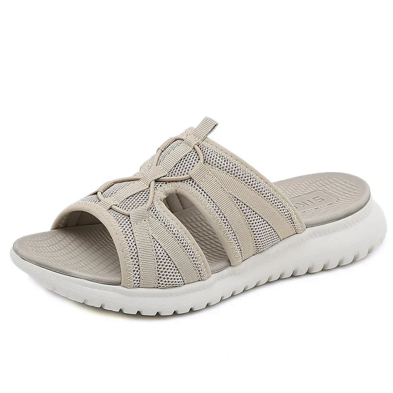 Atmungsaktive orthopädische Damensandalen mit dämpfender Sohle - Tarel