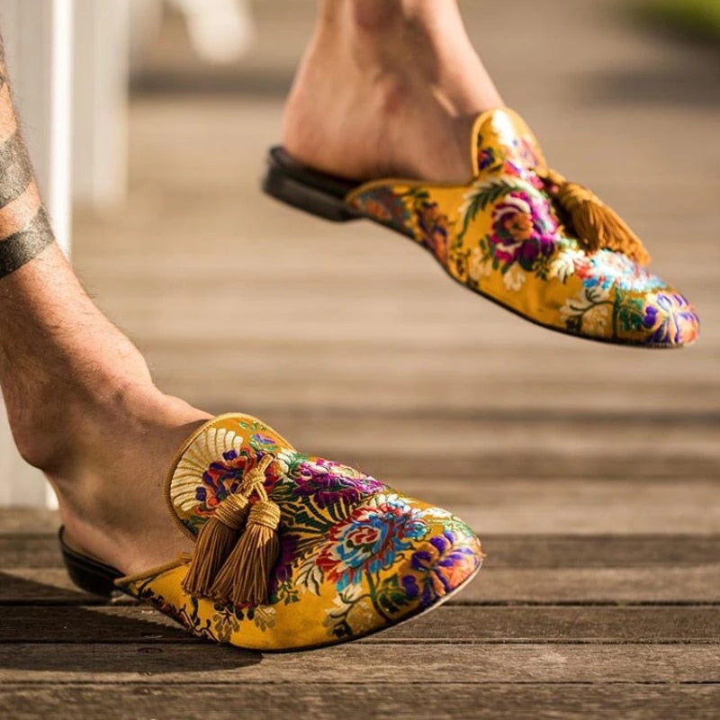 Princeton Klimt Elegante flache Pantoletten