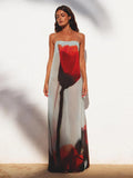 Kleid mit Rosenmuster