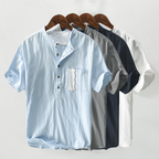 Saint Morris Leinen-T-Shirt Brisa